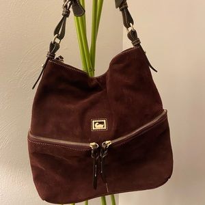 Dooney & Bourke Suede Shoulder Tote Bag